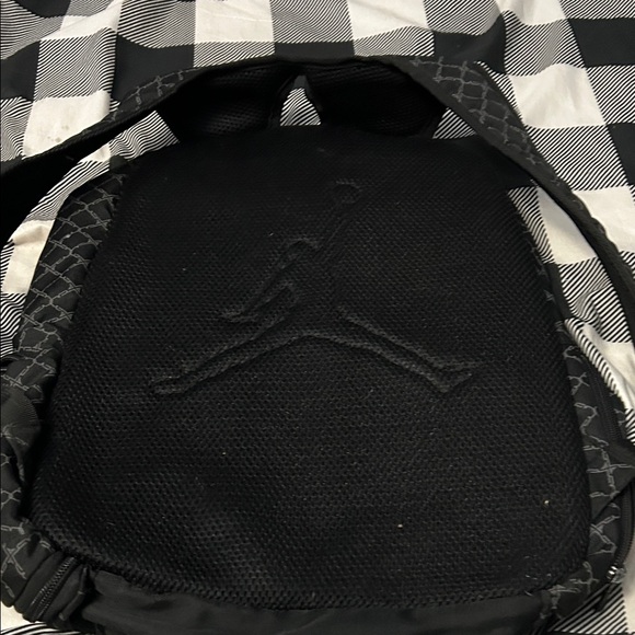 Jordan Black Patterned Backpack - Picture 4 of 6